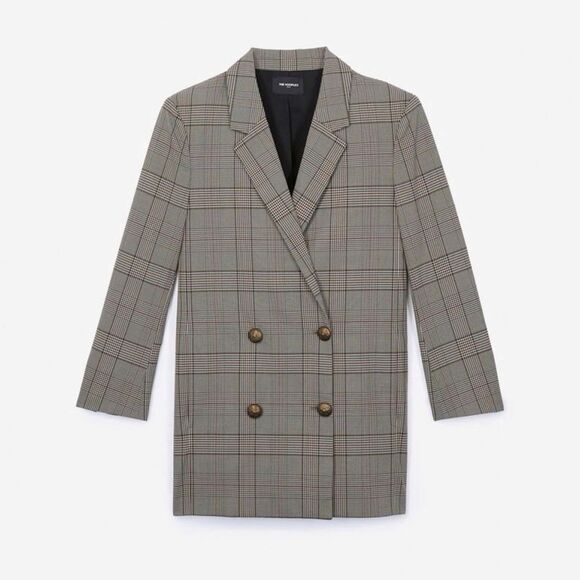 The Kooples Prince of Wales Suit Jacket in Beige Size 42 (10 US) - Picture 5 of 13